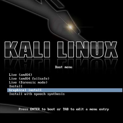 Kali Linux Graphic installer