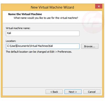 Virtual machine Name