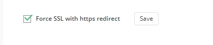 دایرکت ادمین Force SSL with https redirect